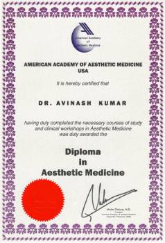 Diploma in Aesthetic Medicines